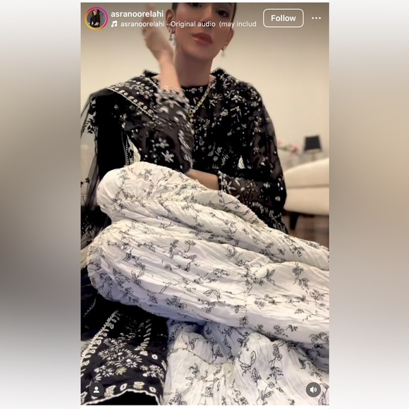 SUFFUSE BY SANA YASIR PAKISTANI LUXURY DESIGNER WEDDING FORMAL DRESS INDIAN - Picture 6 of 12